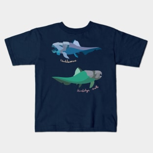 Minimalist Dunkleosteus Kids T-Shirt